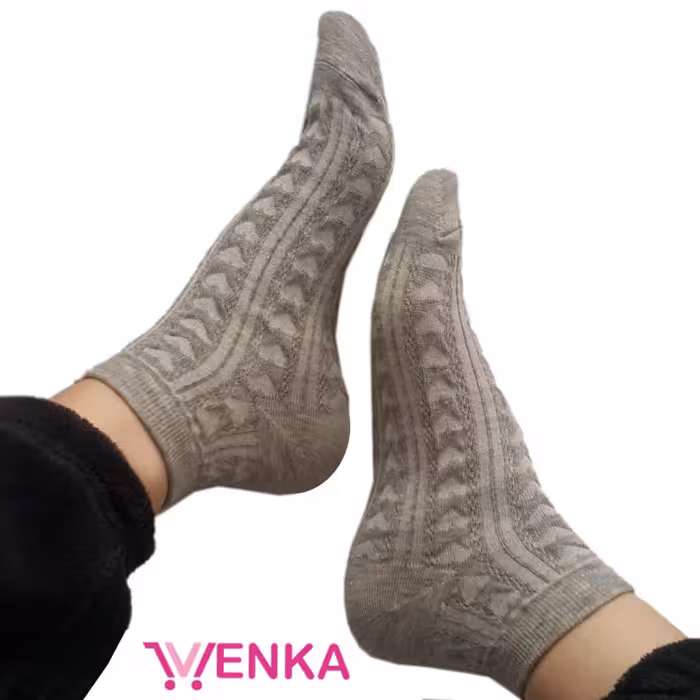 جوراب مچی طرح برجسته 8464