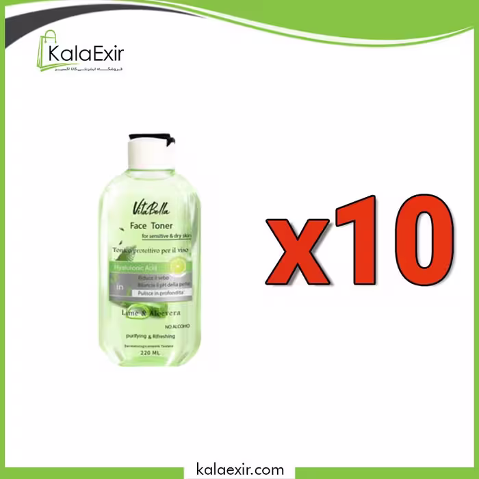 تونر ویتابلا مخصوص پوست خشک و حساس 10 عددی