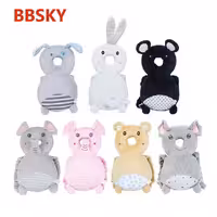 قیمت و خرید ضربه گیر سر نوزاد bbsky طرح حیوانات | ارسال با تخفیف ویژه