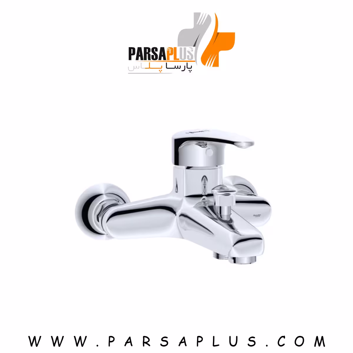 شیر حمام شودر مدل پاریس کروم