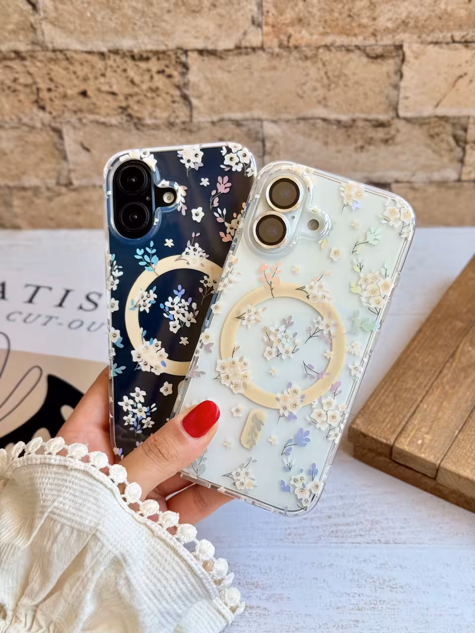 قاب شکوفه هولوگرامی با مگ سیف