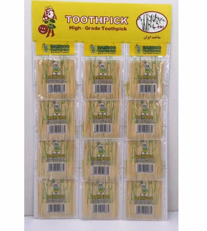 خلال دندان ورقی. (12 بسته ای)