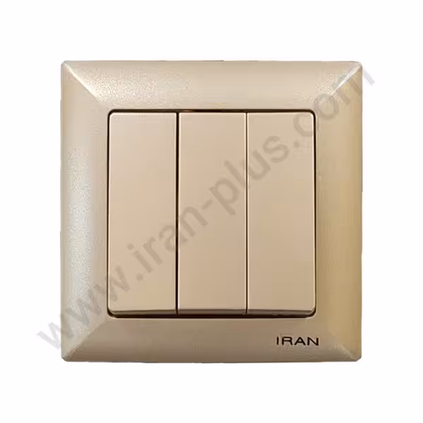 کلید سه پل مدل الیزه رنگی بژ