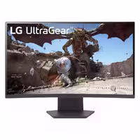 مانیتور گیمینگ برند ال جی، مدل UltraGear 32GS60QC-B، با سایز 32 اینچ