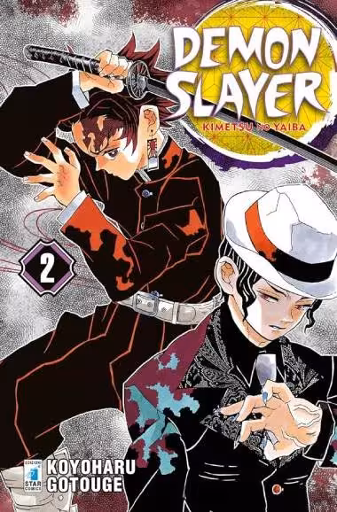 کتاب Comic manga) Demon Slayer 2)