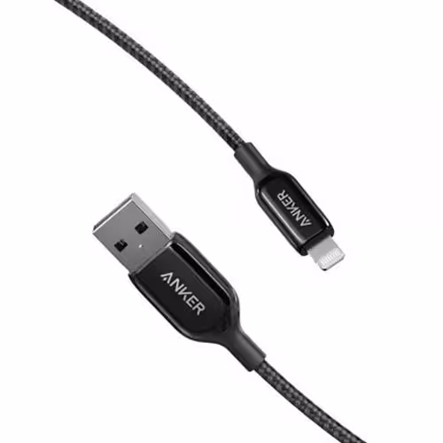 کابل شارژ USB به لایتنینگ 1.8 متر انکر مدل Anker A8823