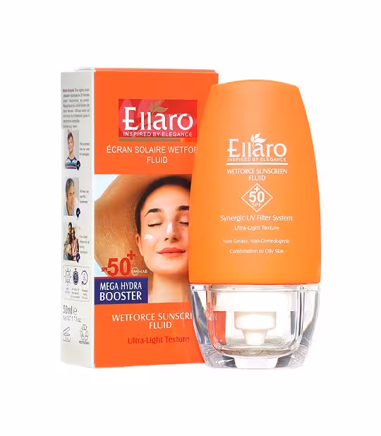فلوئید ضد آفتاب وت فورس SPF50 الارو پوست چرب و مختلط 50 میل