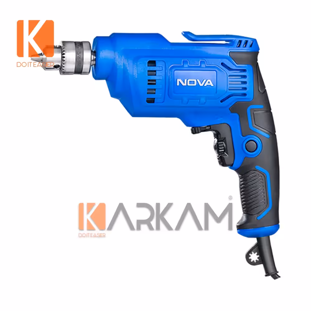 دریل 10 میلیمتر 450 وات نظام آچاری 2210 نوا