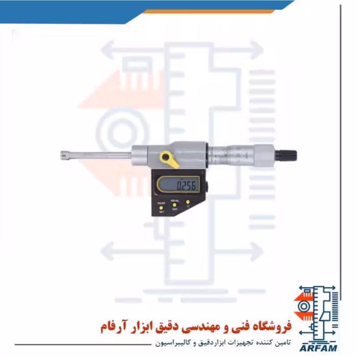 میکرومتر دیجیتال دو فک آسیمتو 4-3 داخل سنج مدل 0-08-208
