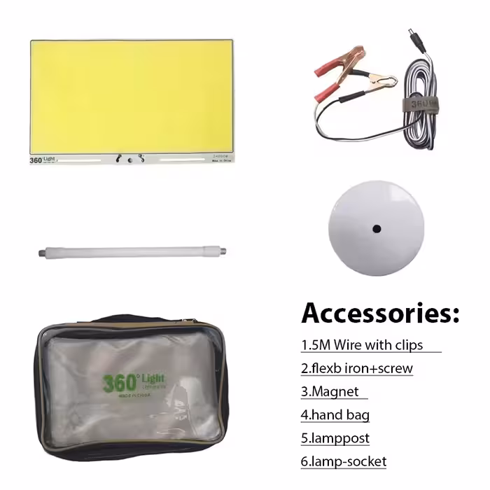 چراغ 360 لایت مدل 1200 واتی TM-02 COB RF