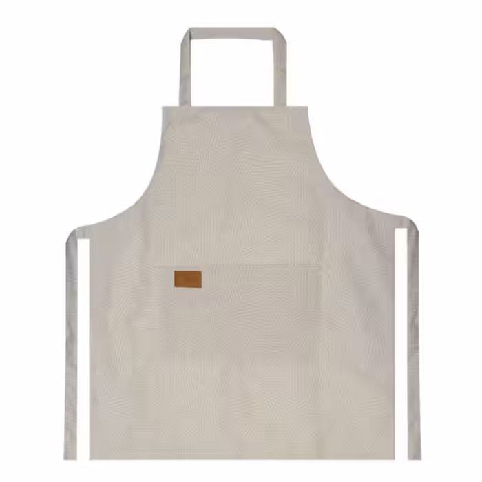 ماتیاس پیشبند زمینه کرم طرح خطوط سفید