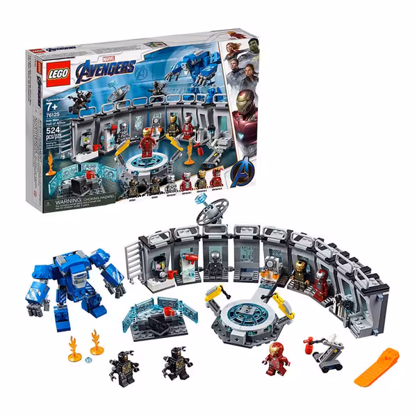 لگو Marvel مدل Iron Man Hall of Armor 76125