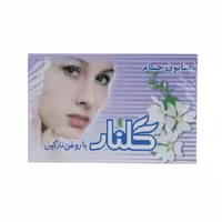 صابون گلنار سفید حاوی روغن نارگیل وزن 130 گرم بسته 6 عددی