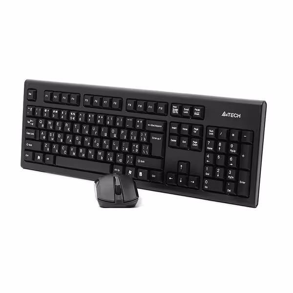 کیبورد و ماوس بی سیم ای فورتک مدل 3000N