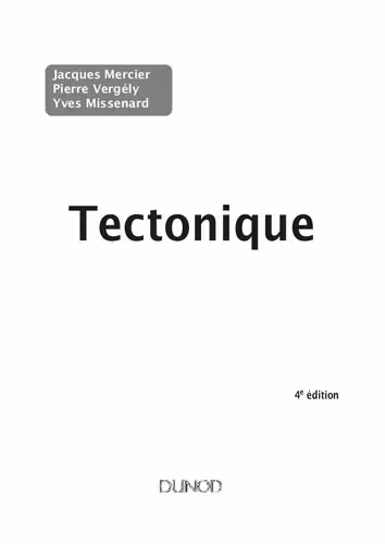 خرید و دانلود نسخه کامل کتاب Tectonique - 4e édition
