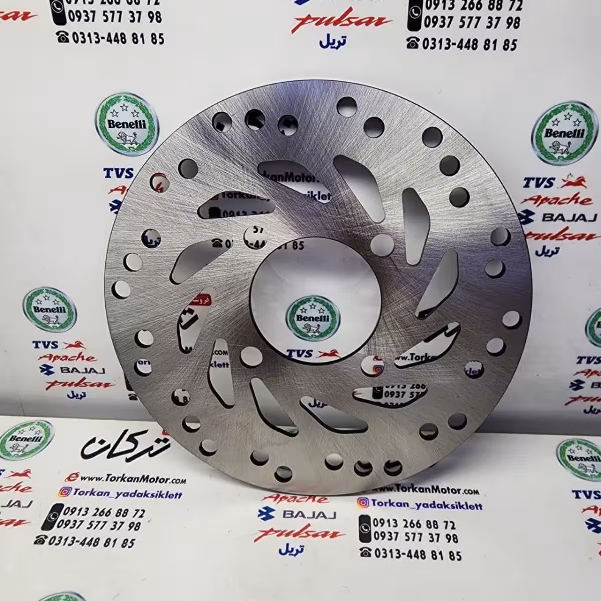 دیسک ترمز جلو موتور طرح کلیک و کلیک اصلی ( کیفیت درجه 1 )