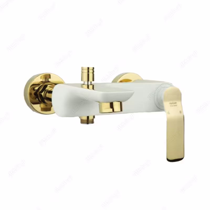 شیر حمام راسان مدل آوات شیری طلایی