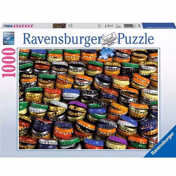 پازل 1000 قطعه Ravensburger طرح درب‌های بطری