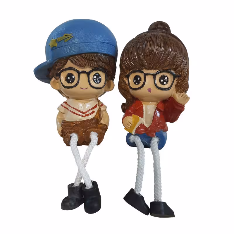 مجسمه  مدل فانتزی پاشل کد 2 مجموعه 2 عددی