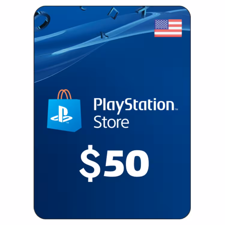 PSN 50$ Gift Card US – فیزیکی