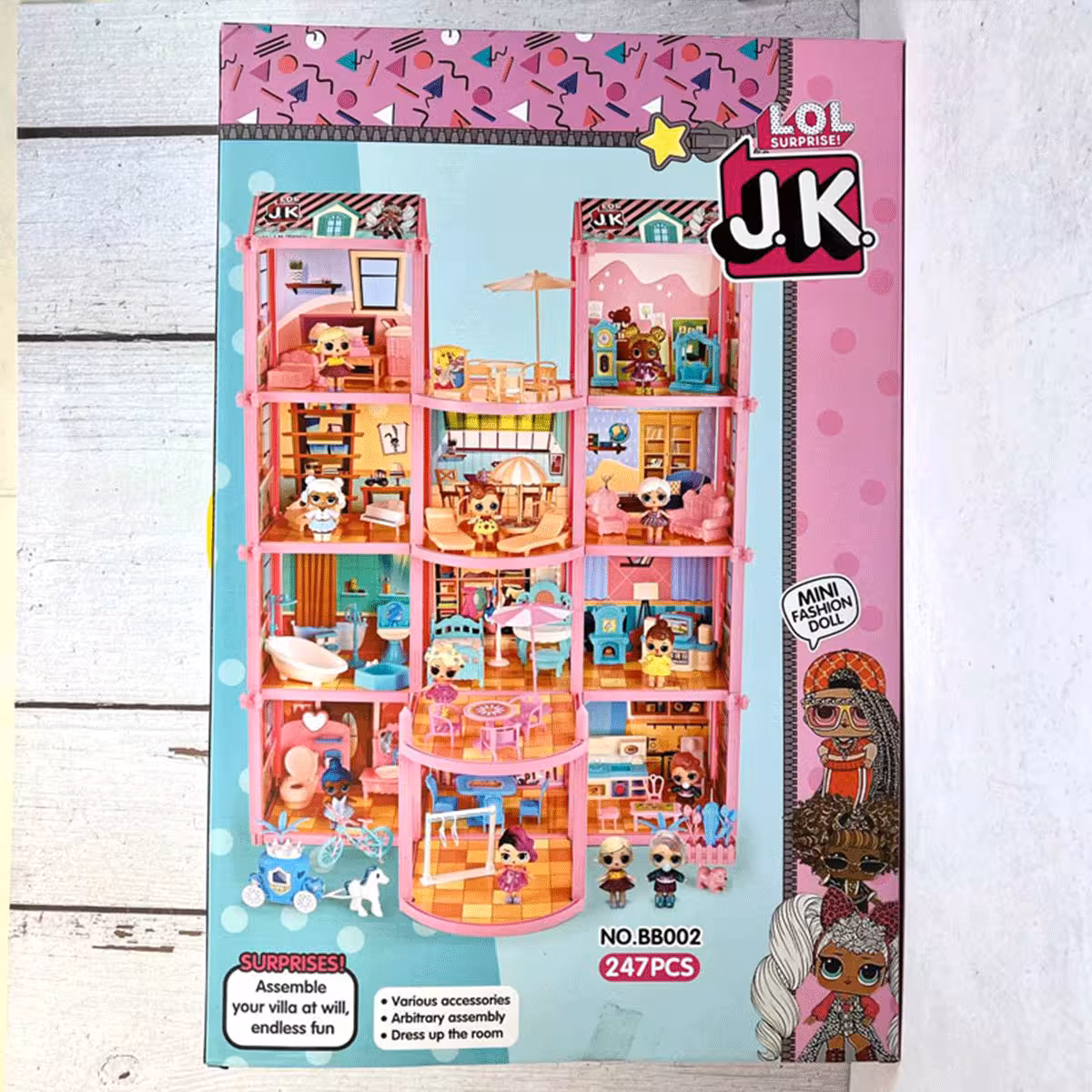 خانه عروسکی ال او ال LOL بزرگ NO.BB002