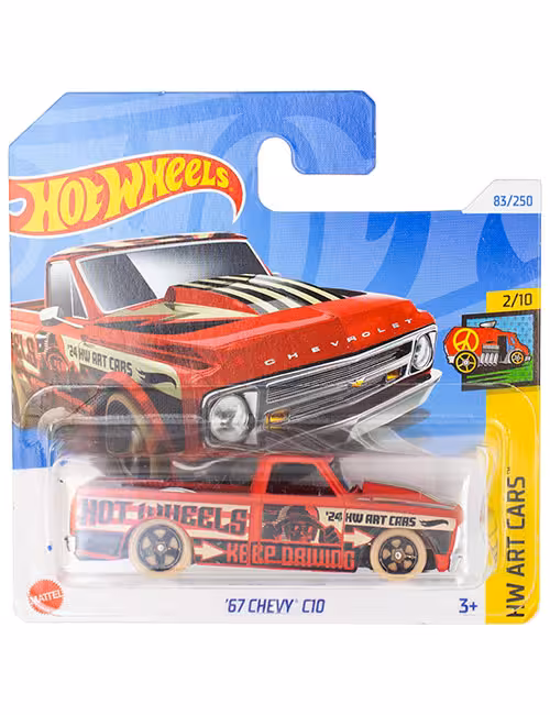 ماشین دکوری مدل 67Chevy C10 Red برند Hot Wheels