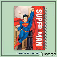 دفتر مدرسه طرح سوپرمن برند لانگو