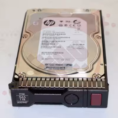 هارد سرور HP 1TB 6G SAS 7.2K LFF SC 652753-B21 با گارانتی تعویض