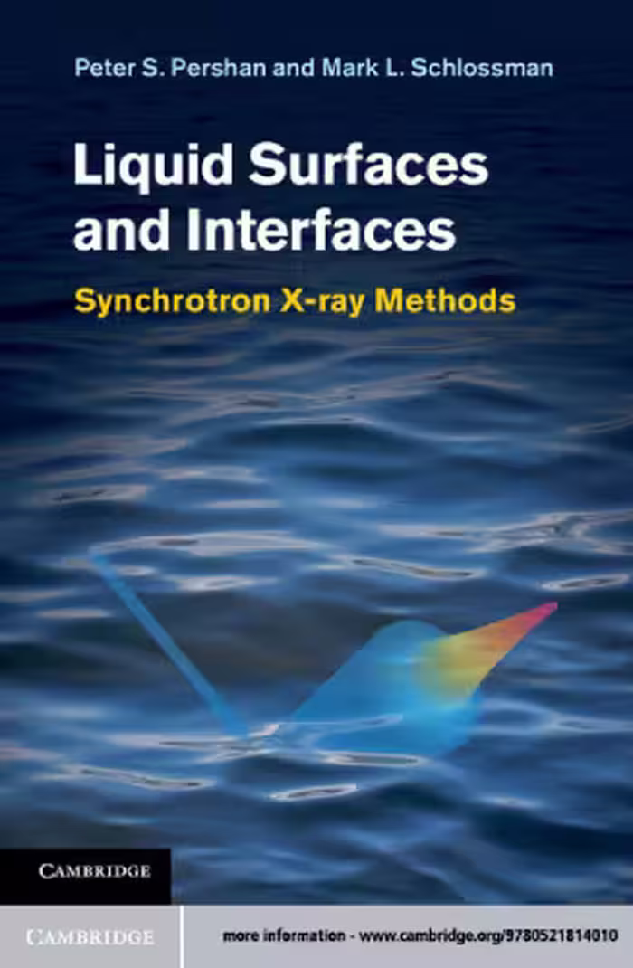 خرید و دانلود نسخه کامل کتاب Liquid surfaces and interfaces : synchrotron X-ray methods