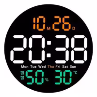 ساعت دیواری دیجیتال مدل ریموت کنترل دار کد DS-5501