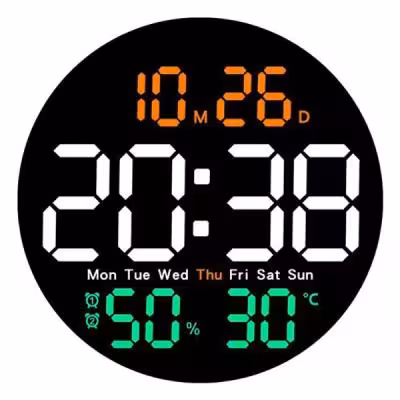 ساعت دیواری دیجیتال مدل ریموت کنترل دار کد DS-5501