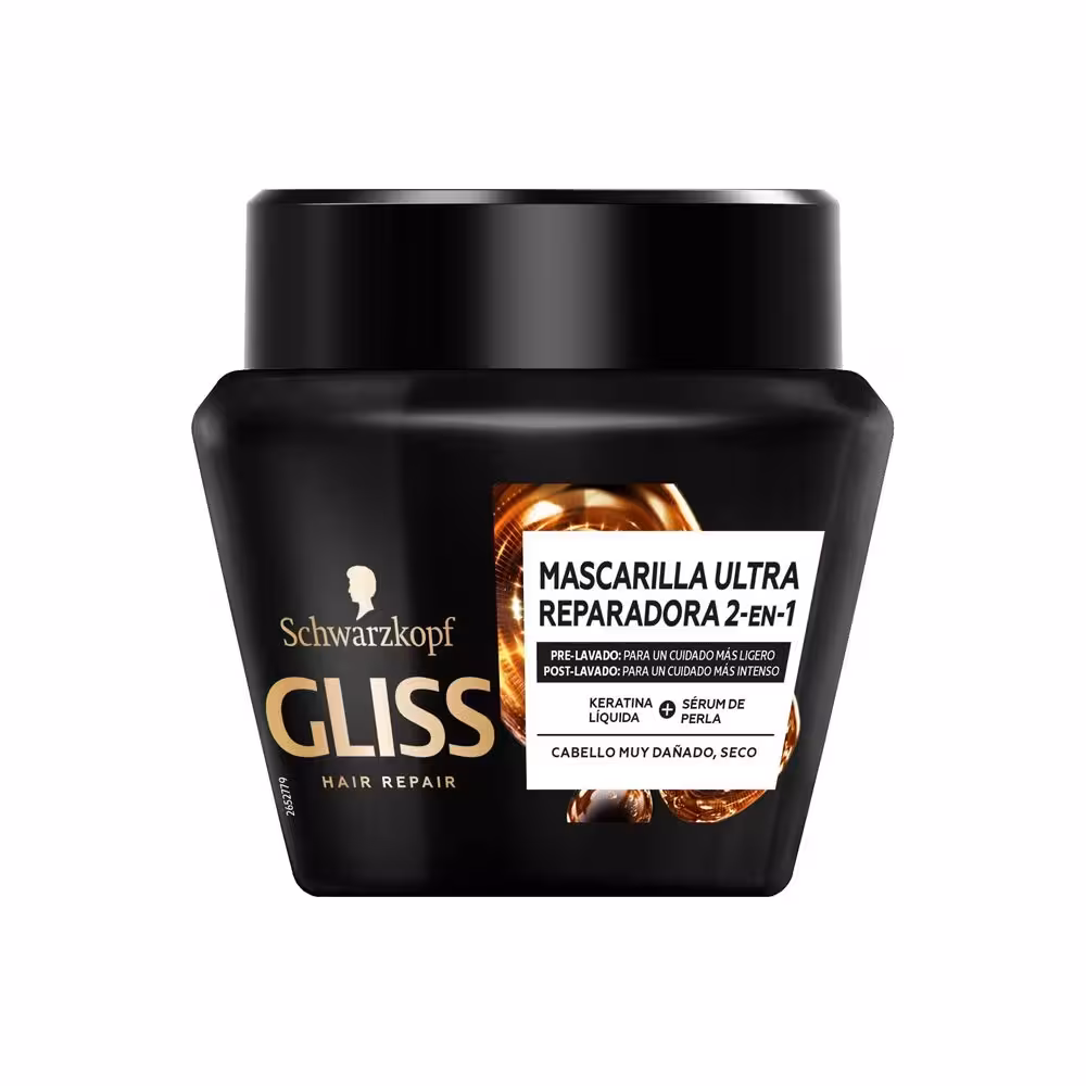 ماسک موهای آسیب دیده و ترمیم کننده مشکی گلیس SCHWARZKOPF Gliss Ultimate Repair Mask