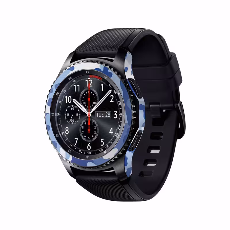 برچسب ماهوت طرح Army-Winter مناسب برای ساعت هوشمند سامسونگ Galaxy Gear S3 Frontier