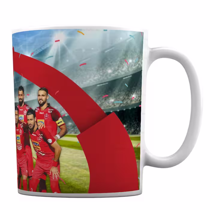 ماگ فوتبالی با عکس تیم فوتبال پرسپولیس کد 238
