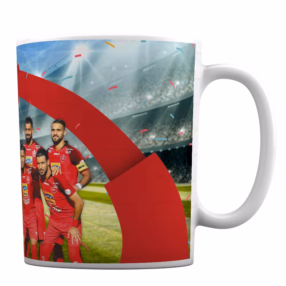 ماگ فوتبالی با عکس تیم فوتبال پرسپولیس کد 238