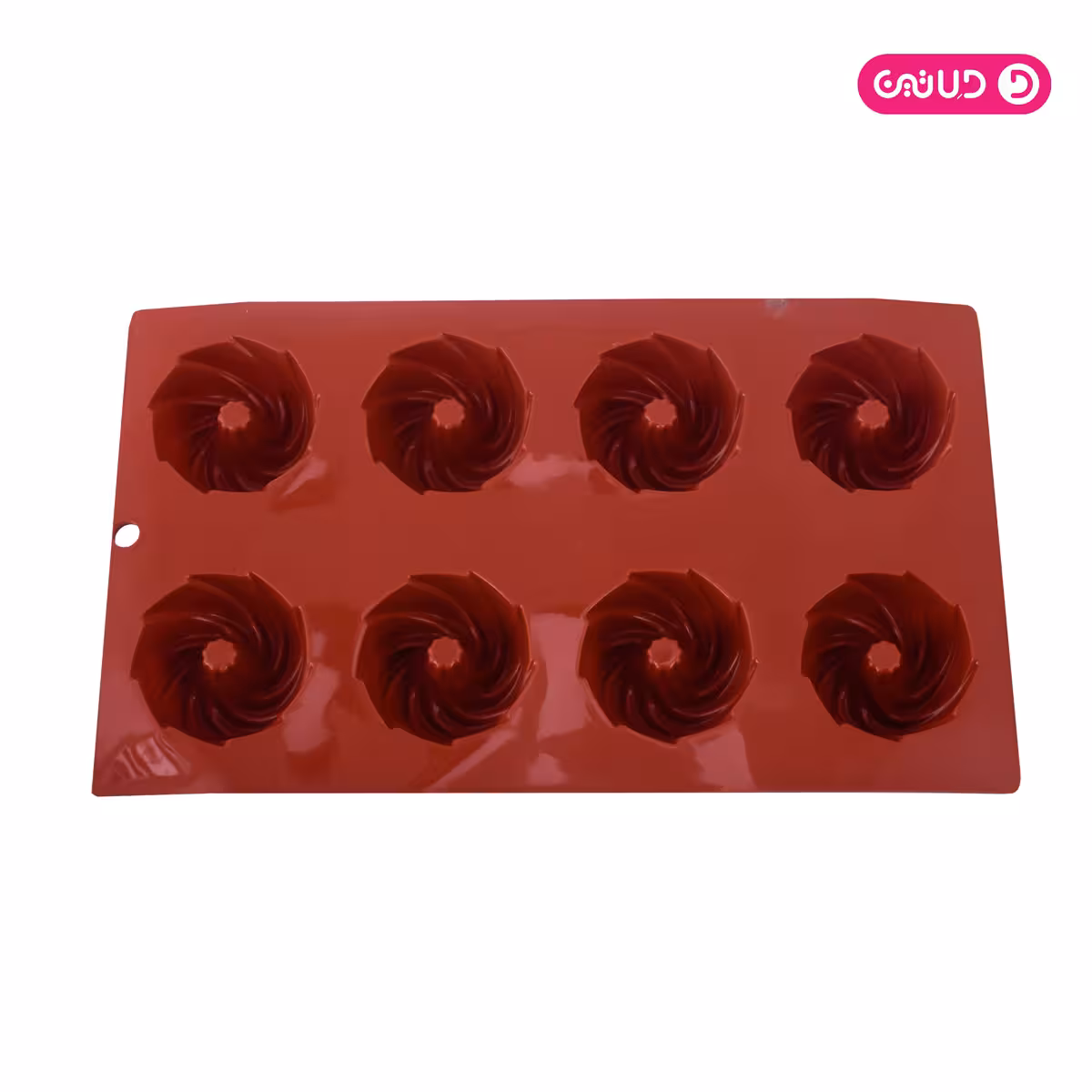 قالب سیلیکون ممتاز پیچ شیفون 8 خانه super mart