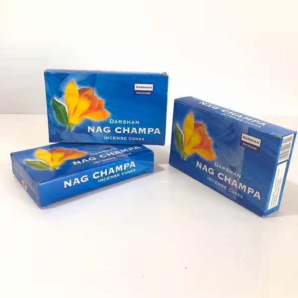 عود مخروطی ناگ چامپا دارشان Darshan Nag Champa Incense Cone