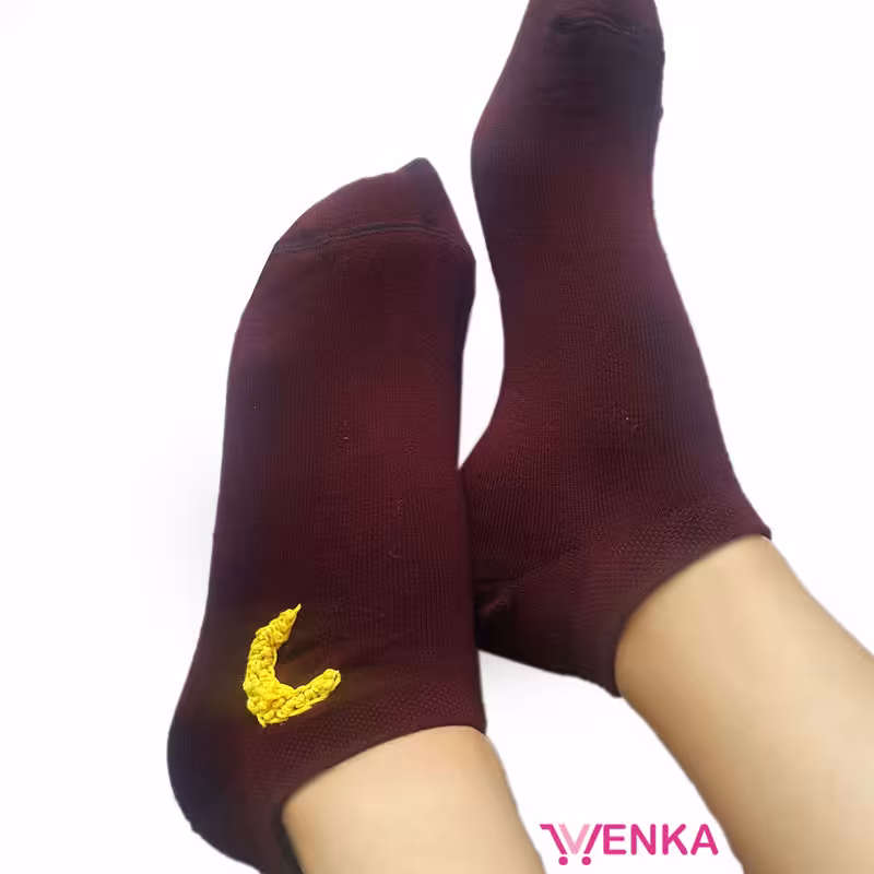 جوراب مچی گلدوزی کد 93629