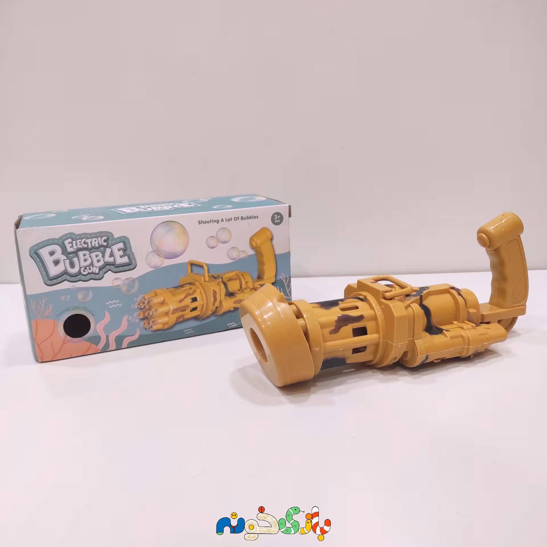 اسباب بازی تفنگ حباب ساز رگباری 