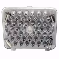 ست و پک ماسوره استیل قنادی و شیرینی پزی مجموعه 52 عددی