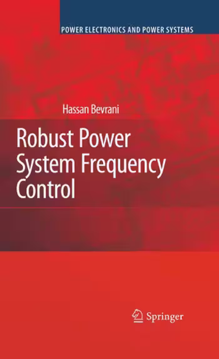 خرید و دانلود نسخه کامل کتاب Robust Power System Frequency Control