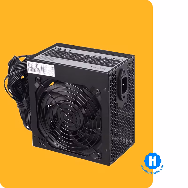 منبع تغذیه کامپیوتر تسکو مدل TP 570N توان 230 وات
