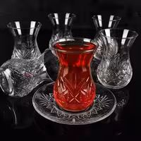 استکان و نعلبکی کمرباریک پاشاباغچه تایملس Timeless-96992