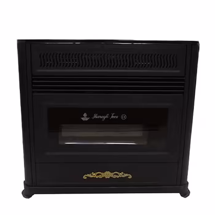 بخاری گازی شارق توس طرح شومینه مدل هیوا 15000