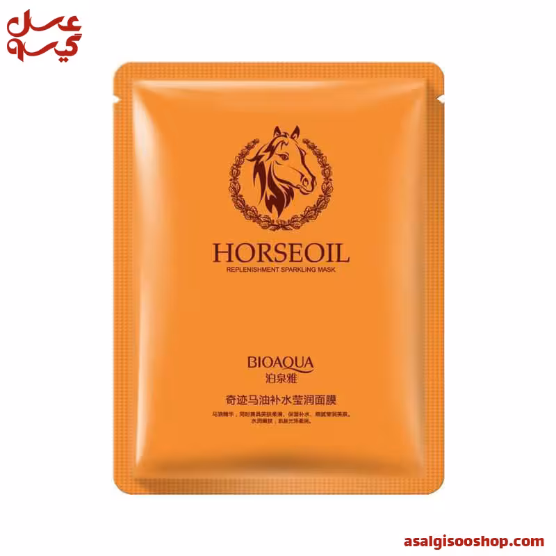ماسک ورقه ای روغن اسب بیوآکوا BIOAQUA | کد 2233