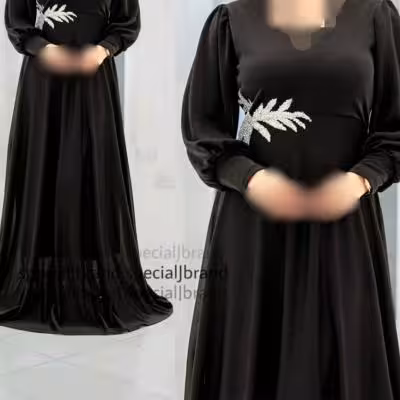 پیراهن شب زنانه ساتن مدل فرمالیته لباس نامزدی پیراهن عروس لباس عقد و محضر
