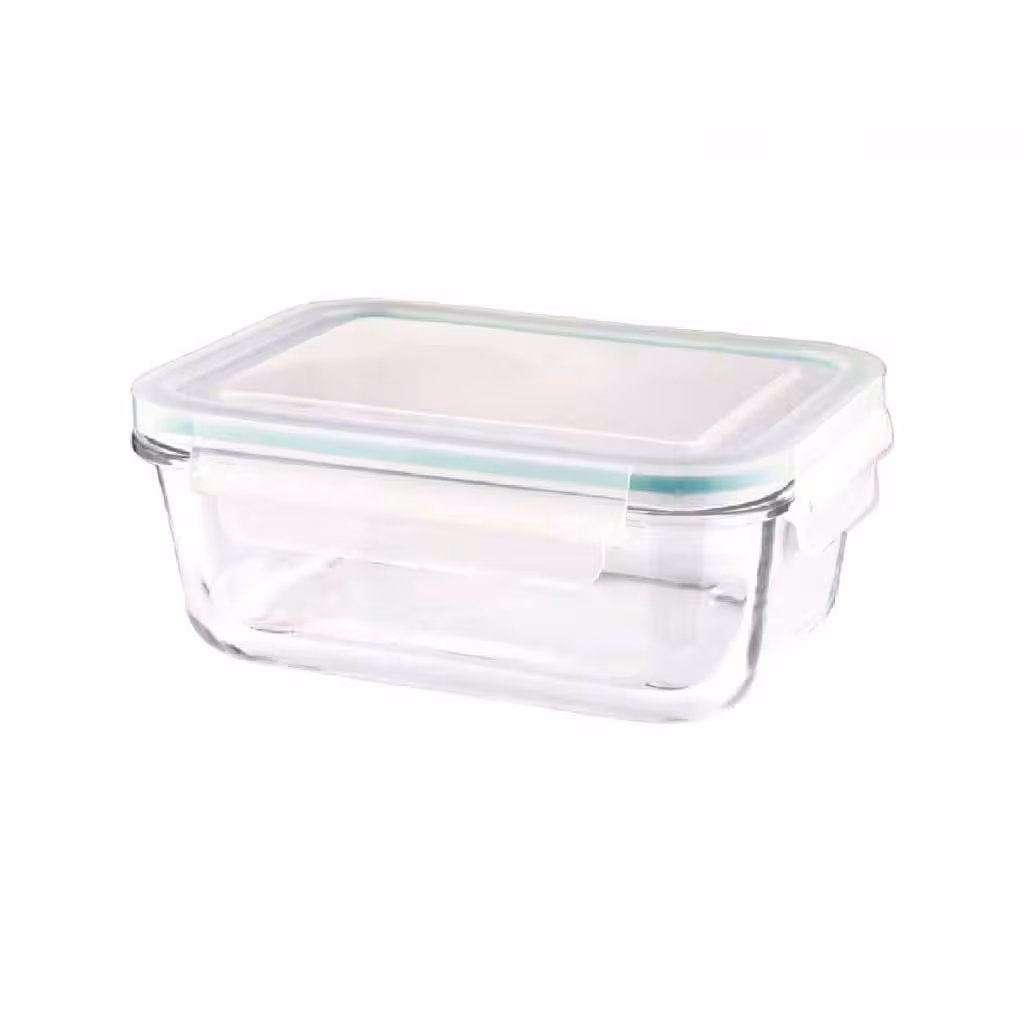 ظرف شیشه ای مستطیل 850 میلی لیتر لیمون 1802