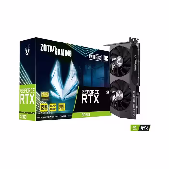 کارت گرافیک زوتک مدل GeForce RTX 3060 Twin Edge OC 12GB حافظه 12 گیگابایت