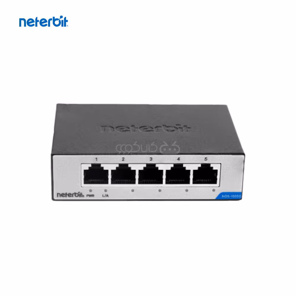 سوئیچ شبکه 5 پورت گیگ غیر مدیریتی نتربیت مدل NGS-1005C