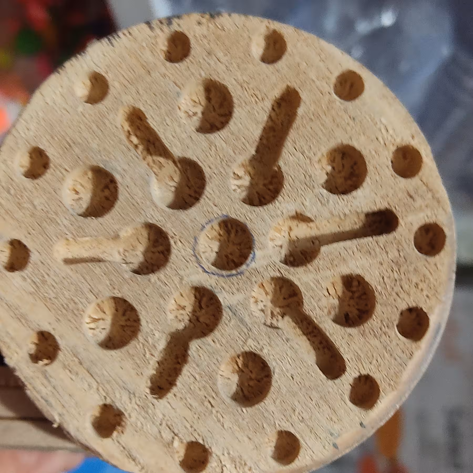 مهر شیرینی و کلوچه چوبی بزرگ